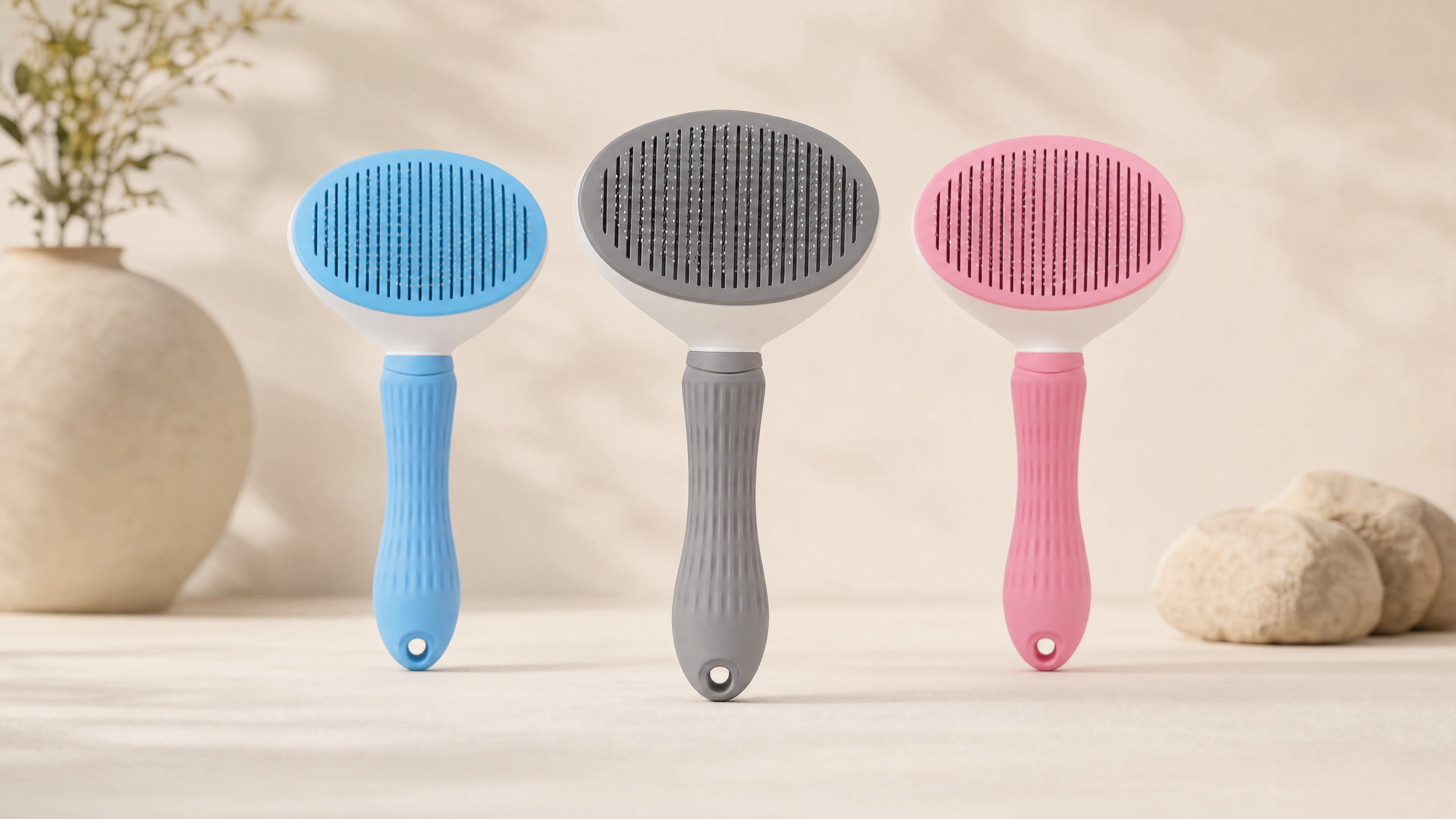 MOULT — Self-Cleaning Pet Grooming Brush (Dogs & Cats)