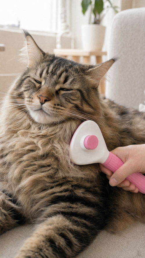 MOULT — Self-Cleaning Pet Grooming Brush (Dogs & Cats)